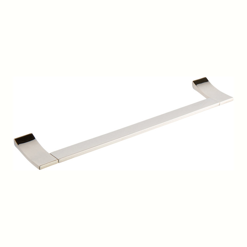 Cinu 18'' 1 Wall Towel Bar, Satin Nickel, 1.1" H x 24" W x 3.5" D