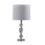 Lampe de table moderne en cristal taillé 23,5 po Cale