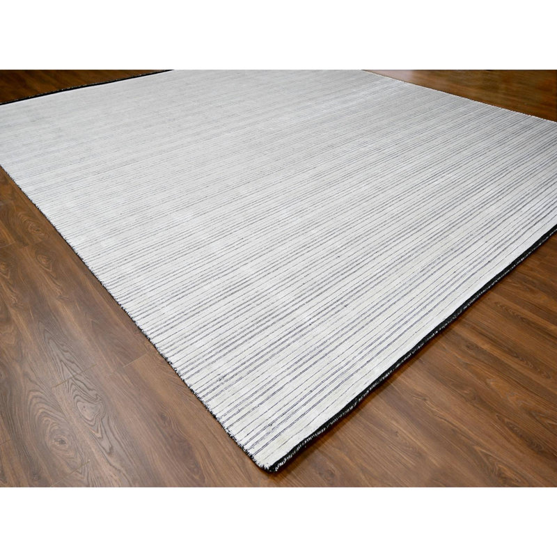 Wilniya One-of-a-Kind 14' X 16' New Age Wool Area Rug Ivory