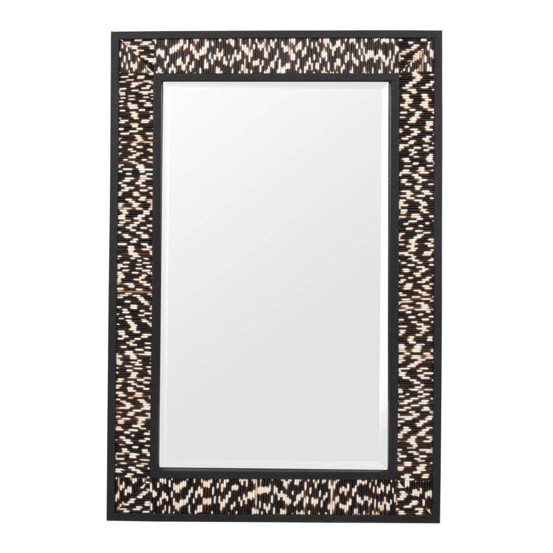 Medium 37" Genuine Quill Accent Mirror