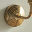 Obelisk Arc Wall Fitting finished in Br Aged Brass