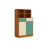 Brun / blanc / vert
