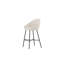 Terrest Upholstered Counter Stool with Metal Frame