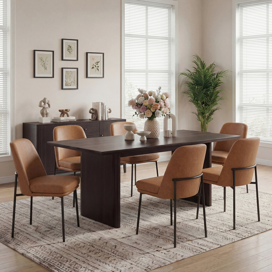 Upholstered Parsons Side Chair Dining Chair (Set of 6) Corrigan Studio® Upholstery 