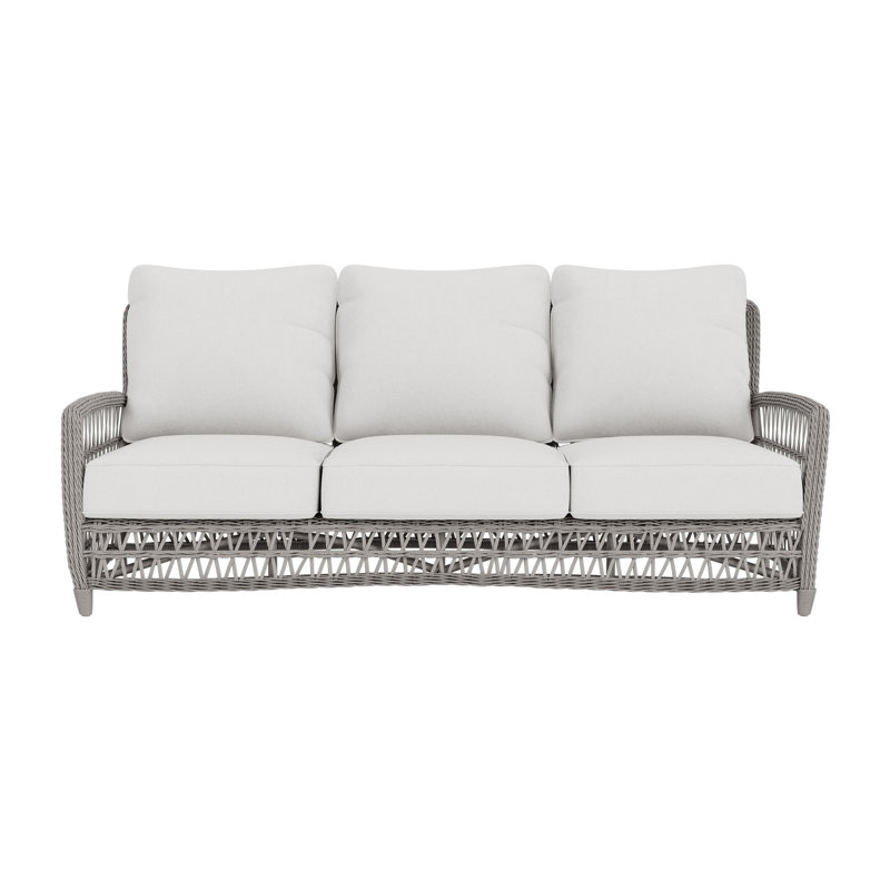 Mackinac Outdoor 3 - Seat Patio Sofa, Stratosphere Cloud