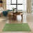 Modern Plush Pet and Kids Friendly Solid Color Lime Green Area Rugs, Stain & Fade Resistance, Perfect for Living Room, Dining Room, Bedroom, Playroom and Kidsroom, Event, Wedding, Amberleigh Binded Rug-819647935