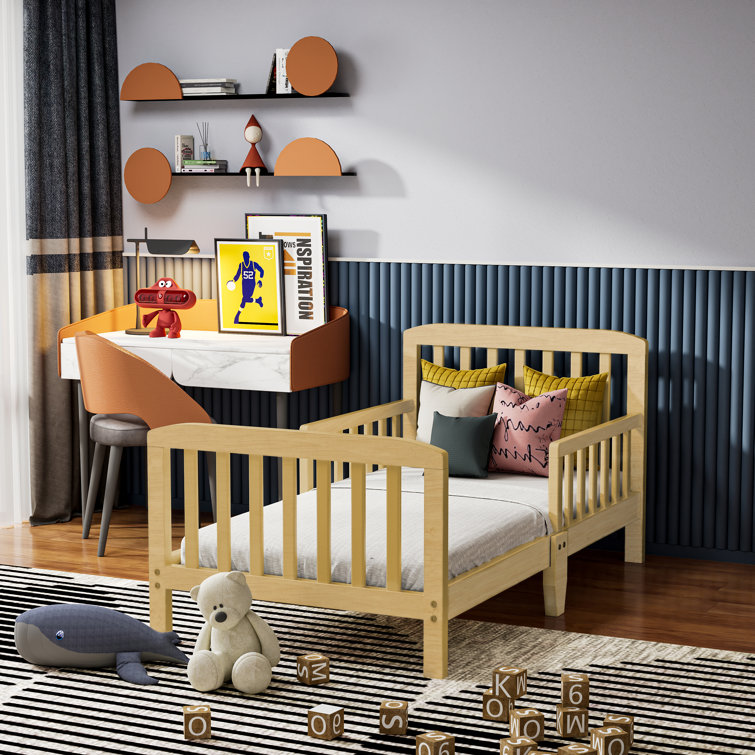 Hinman Toddler Solid Wood Bed by Harriet Bee