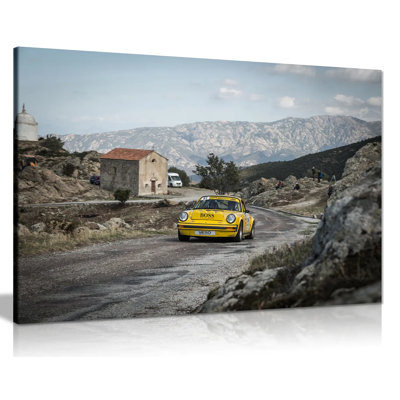 Porsche 911 Wrc Rally Racing - Wrapped Canvas Print