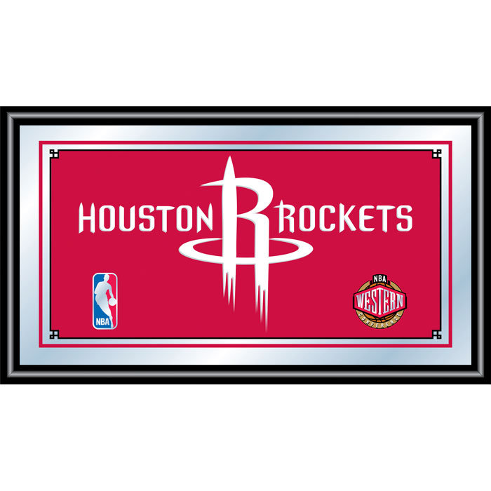NBA-impression d’art graphique sur toile encadrée, Rockets de Houston