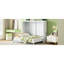 Lit blanc, lit escamotable grand format - peu encombrant avec du bois-1877671131-1877671130