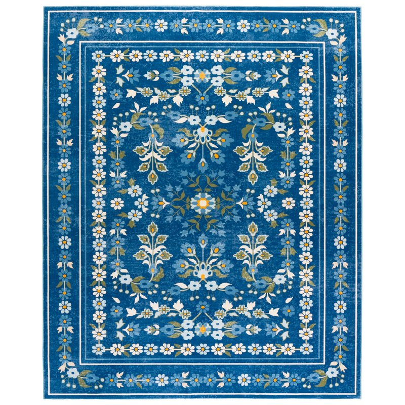 Tapis floral lavable à la machine MSRW 179 Performance, Rectangulaire 8 pi x 10 pi