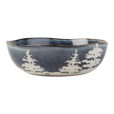 Bol de service Winter Rustic Forest