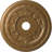 EnduraForm PVC Baltimore Thermoformed Ceiling Medallion, 22"OD x 3 1/2"ID x 1"P (Fits Canopies up to 7 3/4"), Metallic Gold Rush-137634723-70556177