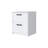 Karval 2 Piece Bedroom Set, Armoire + Nightstand, White