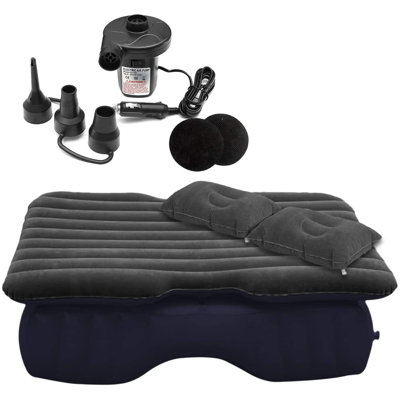 Arlmont & Co. Inflatable Travel Car Mattress Air Bed Back Seat Sleep Rest Mat 2 Pillow Pump by Arlmont & Co.