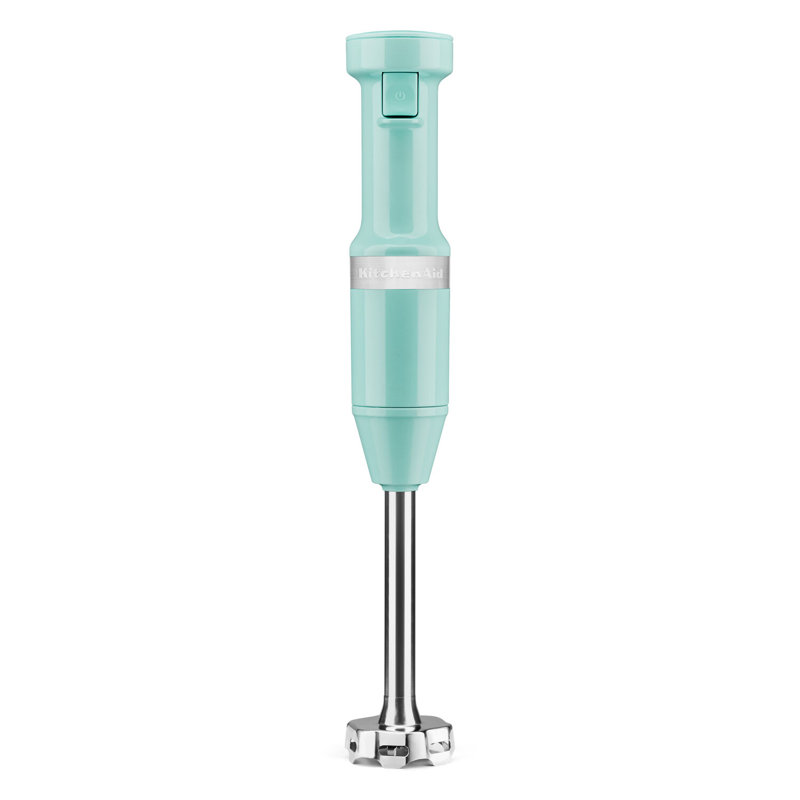 KitchenAid Variable Speed Corded Hand Immersion Blender with Removable Stainless Steel Arm, Blending Jar & Pan Guard in Contour Silver