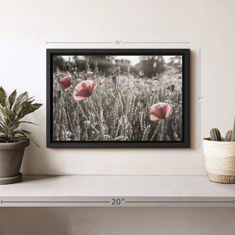 «Poppy Impression Vintage Color Pop Art», H 9 po x l 13 po