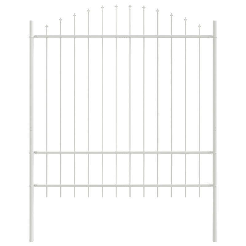 215cm H x 170cm W Powder-Coated Steel Border Fencing