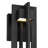 13-inch Black Integrated LED Outdoor Wall Light-989364506