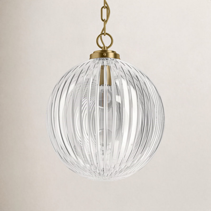 Embra By Studio McGee 14 in. Pendant, Brushed Moderne Brass