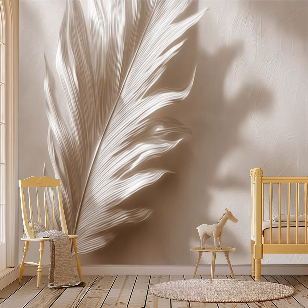 Latitude Run® Peel and Stick Wallpaper Wall Mural Modern Minimalist Art ...