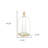 HomeRoots 14.25'' H Metal Tabletop Lantern