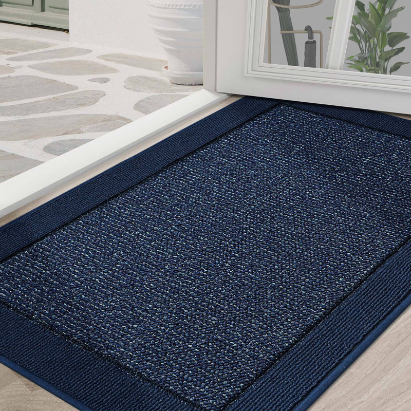 Non-Slip Indoor Doormat, 91.4cm W x 152.4cm L, Blue