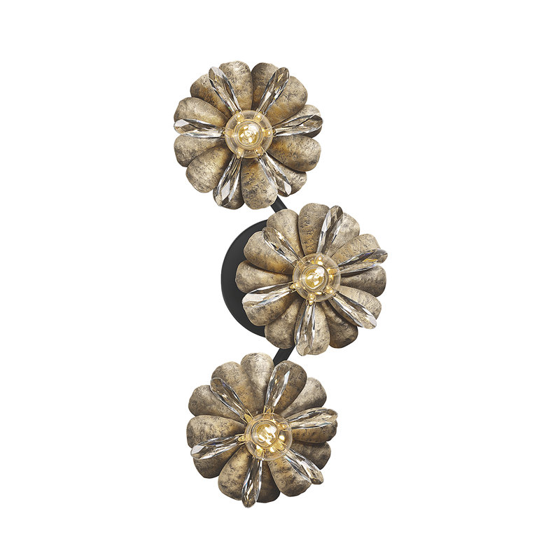 Giselle 3-Light Wall Sconce in Delphine