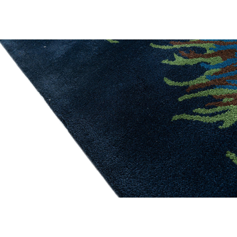 Tapis bleu marine Noell