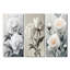 Pivoines monochromes à flou artistique - Collection de grandes décorations murales traditionnelles-197093666-197088988-197088989