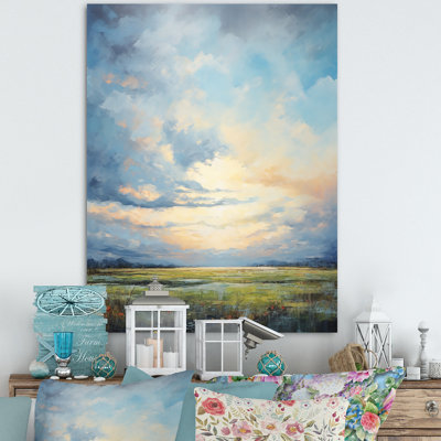 «Alshat Meadow Bold Horizon III», art mural sur toile Meadow
