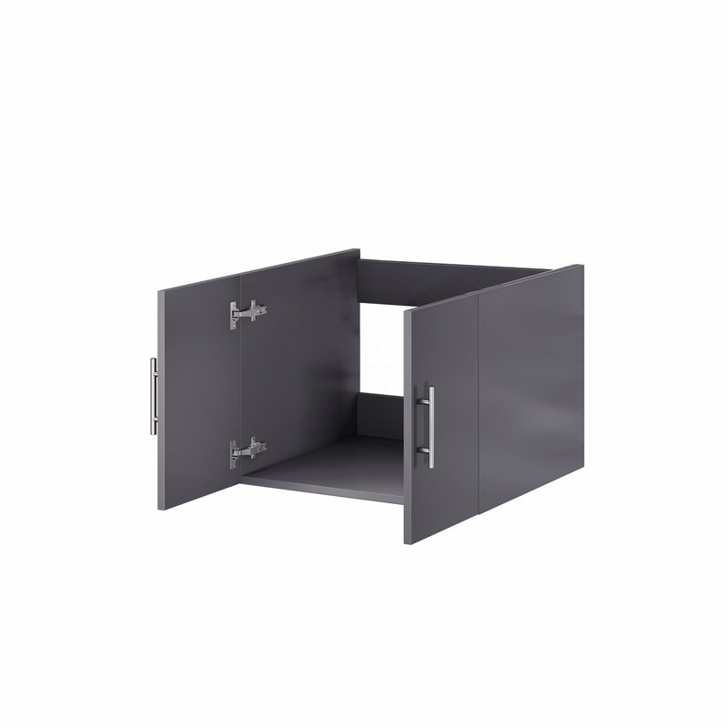 Meuble-lavabo de salle de bain 24 po X P 22 po D, Gris