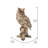 Driftwood Eagle Owl On Stump Statue