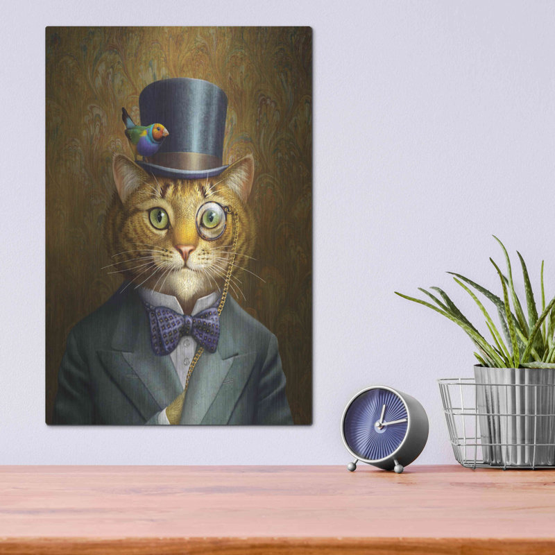 «Fat Cat» par Dan Craig, H 16 po x l 12 po