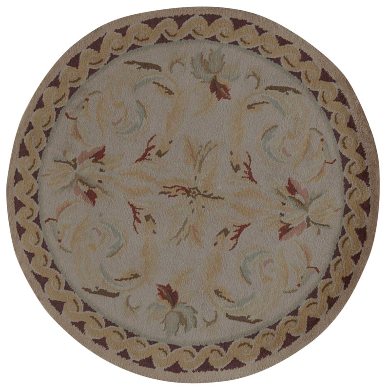 Hand Knotted Wool Area Rug