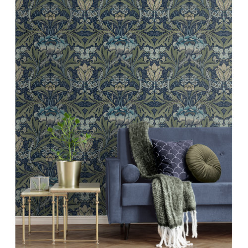 Floral & Botanical Roll Wallpaper You'll Love | Wayfair