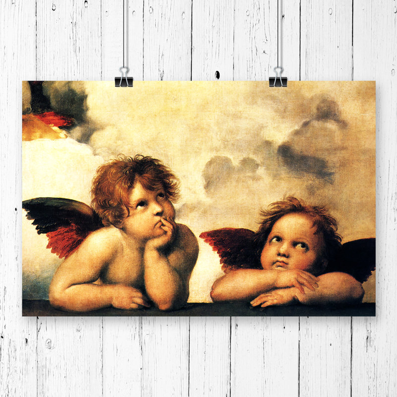 Raphael - No Frame Painting, 42cm H x 59.4cm W