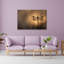 Golden Hour Dragonfly Delicate Peaceful Serene Dragonfly Nature Sunrise Wall Art Print by Daan De Vos - Print-1884450662