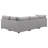 Lafayette Grey 4-piece Upholstered Sectional Sofa