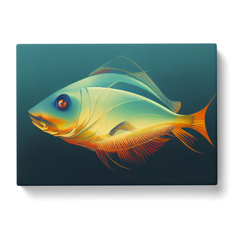Fish Portrait Vol.1 - Wrapped Canvas, 50cm H x 76cm W x 3cm D