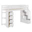 Lit mezzanine avec tiroirs de rangement-456426505