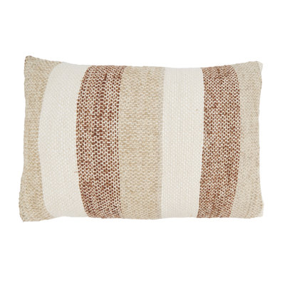 Illyria Collection Striped Cotton Pillow Cover