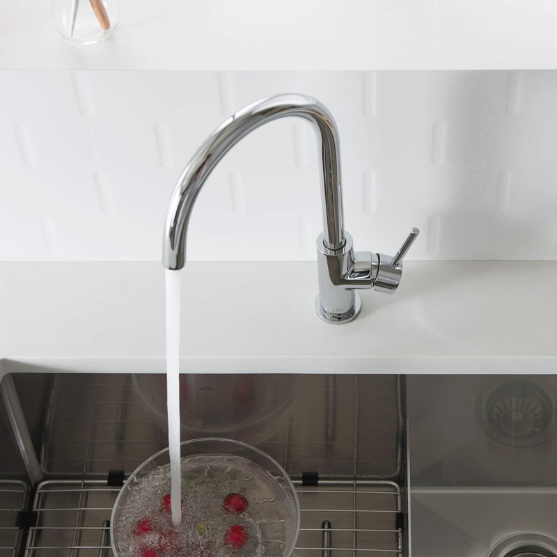 Robinet de bar Lowa Kibi avec accessoires, Chrome chrome, Sans distributeur de savon