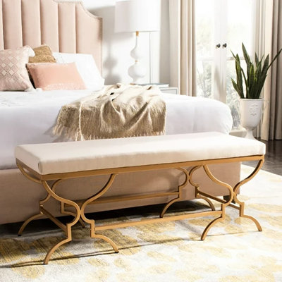 Rainn Linen Upholstered Bench