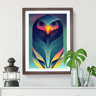 Futuristic Bird - Single Picture Frame Print