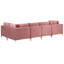 Millings 5 Seater Velvet Corner Sofa -474921937-474921936