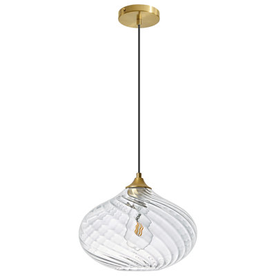 1 - Light Gold Novelty Pendant