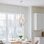 Plafonnier géométrique en bois vieilli 3 lumières Cottage