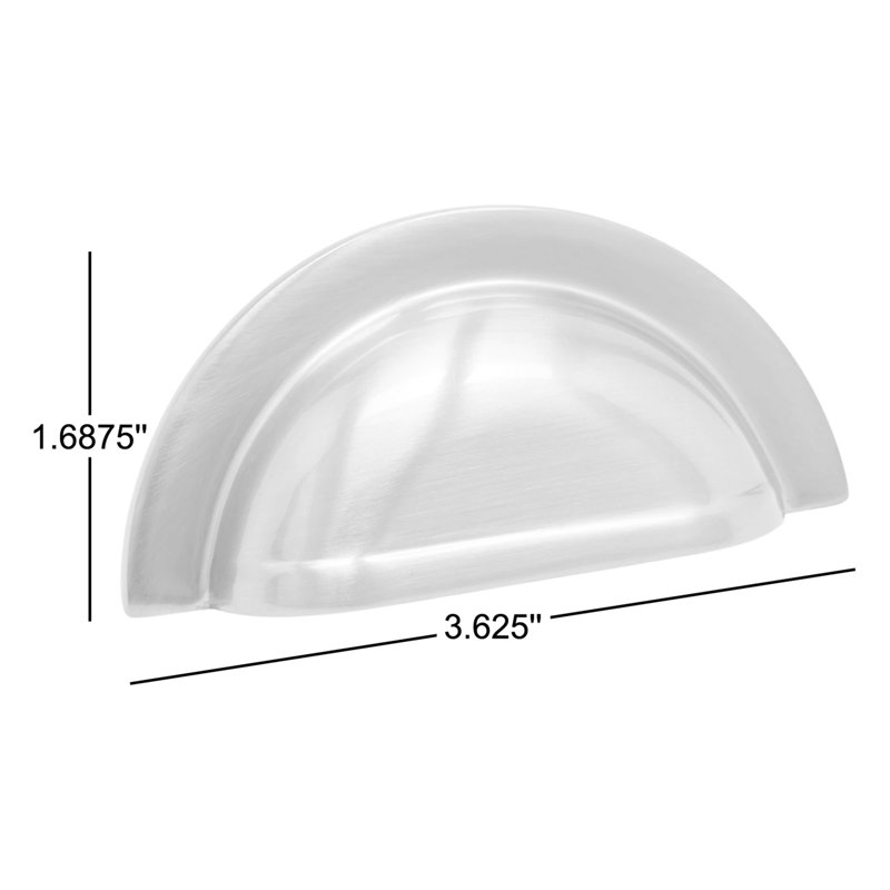 CF Series Cup/Bin Pull, Pewter
