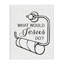 Toile de papier toilette What What Jesus Do, design par Lettré et doublé-773573776